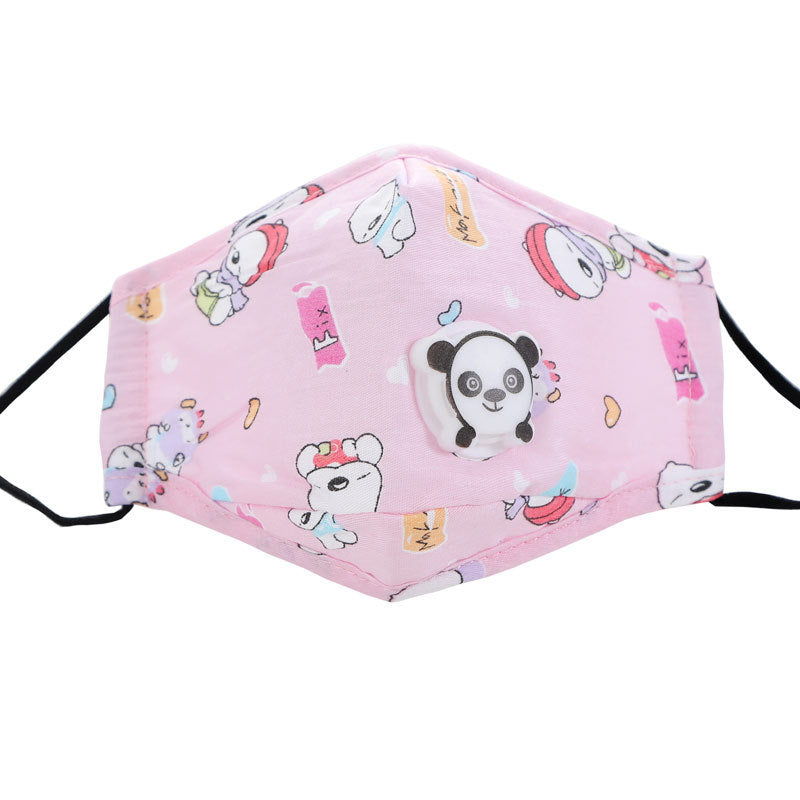 Children's cartoon printed cotton mask