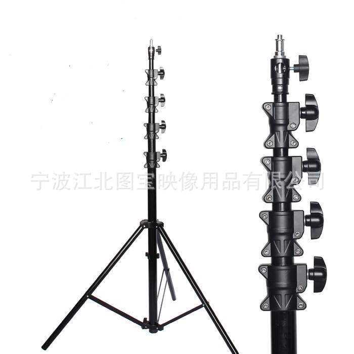 4.8-meter professional film and television light stand, photography light stand, extended light stand, aluminum alloy, reinforced tube, air-cushion light stand."