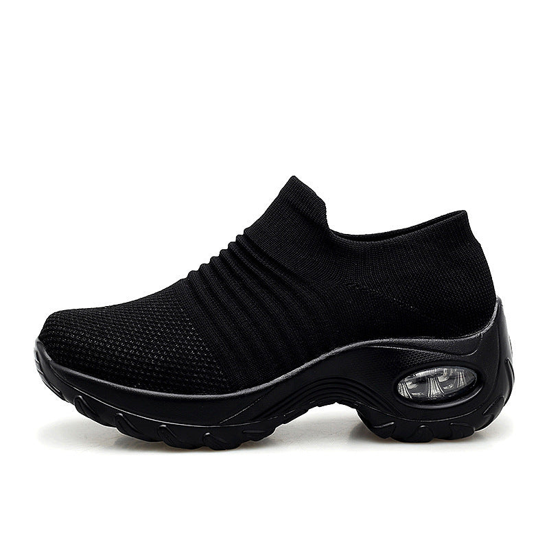 Brand New 2025 Dancing Soft Bottom Flying Woven Rocking Shoes