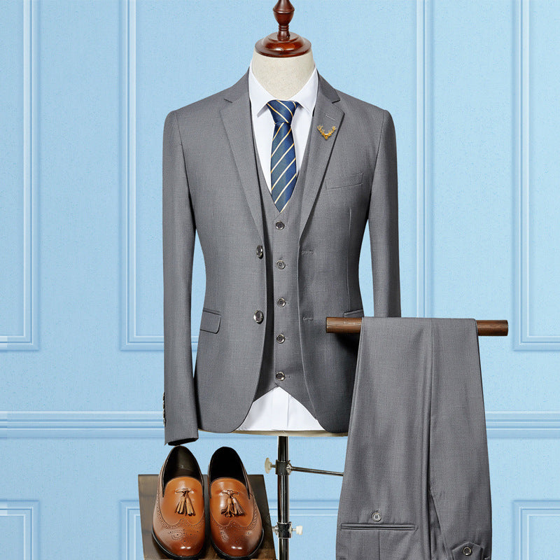 2024-2025 Slim Fit Wedding Suits For Men Custom Made Mens 3 Piece Suit