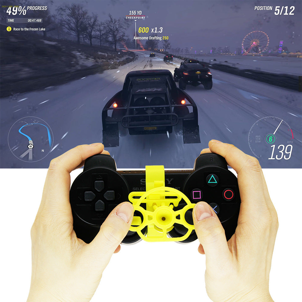 Racing game handle steering wheel