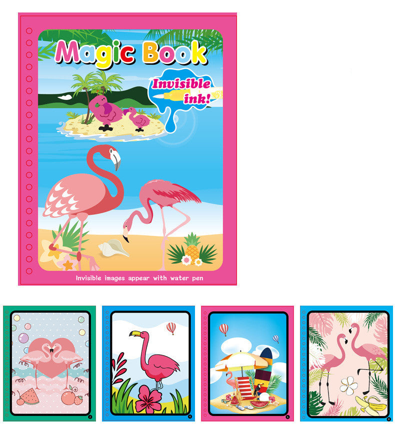 Children's Water Painting Book Coloring And Coloring Book