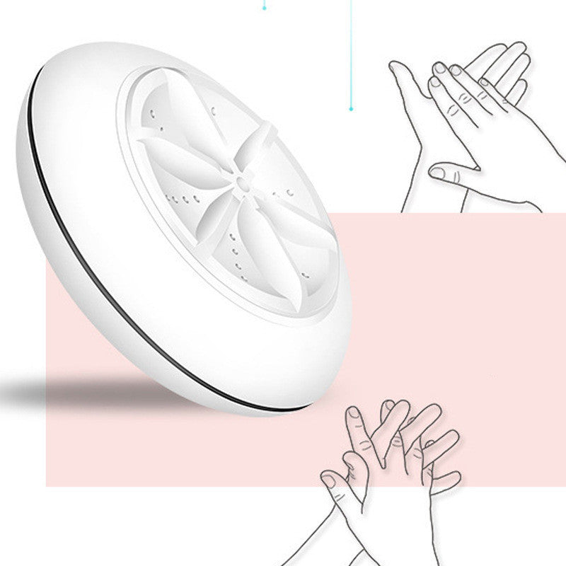 Travel Portable Staff Dormitory Ultrasonic Cleaning Foldable Mini Washing Machine