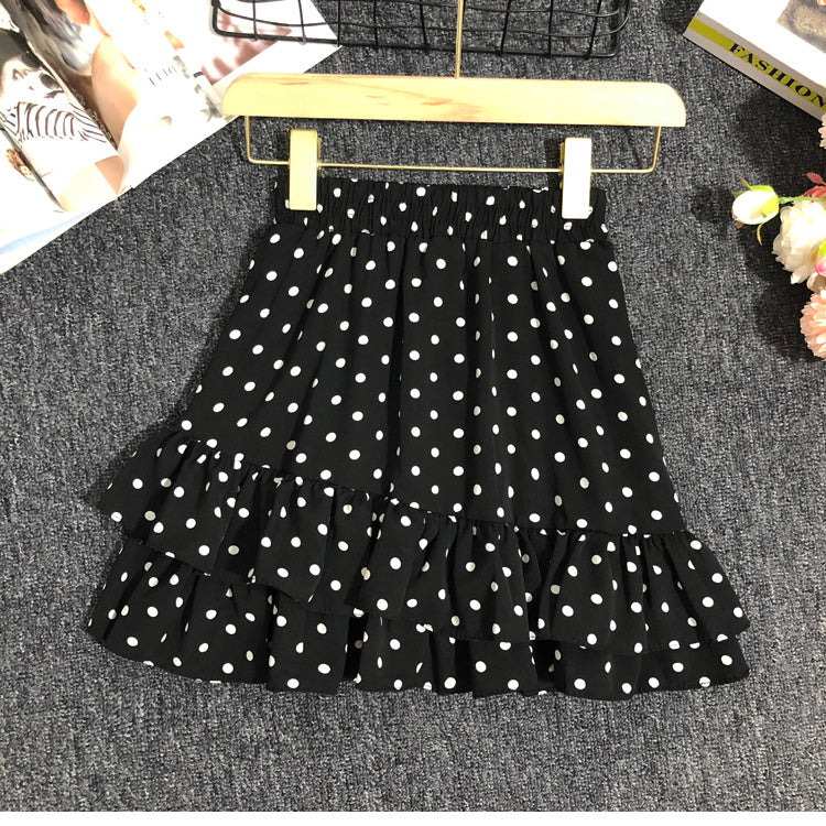 AMAZONY EPIC Fashion ladies Daisy Floral Lotus Leaf Skirt