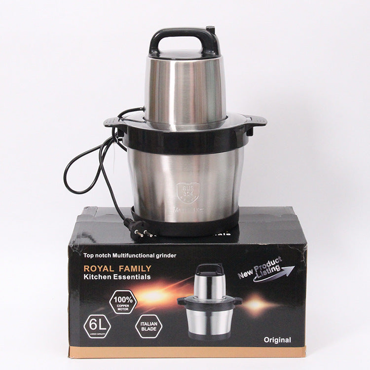 Stainless Steel Meat Grinder Two-Speed Electric Meat Grinder and Pounding yam Maker easy kitchen