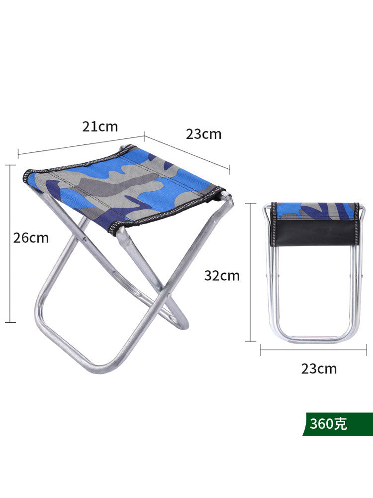 Portable Outdoor Folding Small Stool Bench Light Fishing Chair Train Travel Subway Line Up Without Seat Mazar