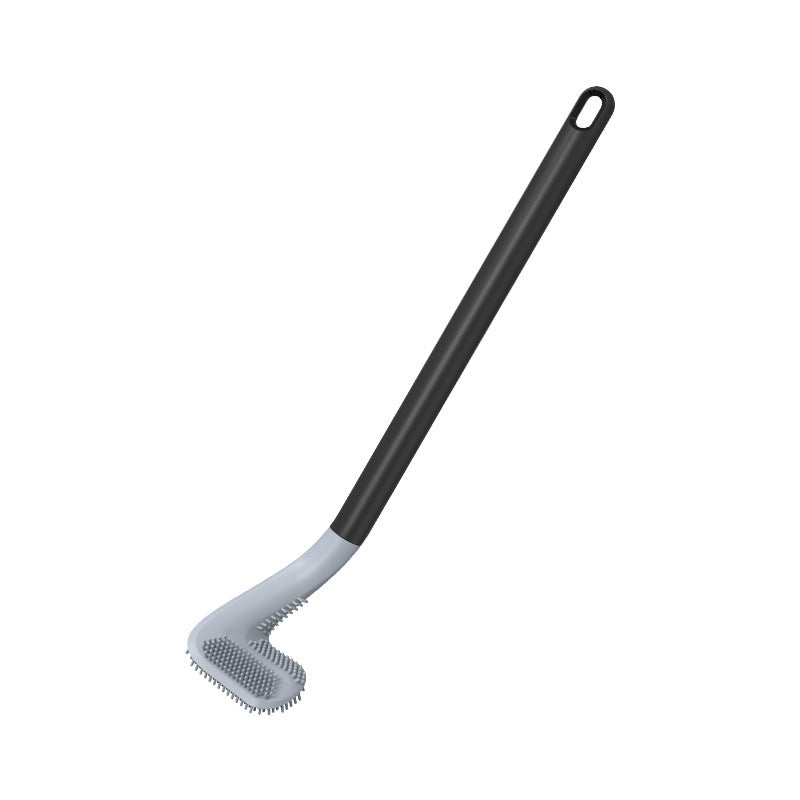 Your Toilet will never be dirty againt with out new 2025 collection Soft Plastic Toilet Brush With No Dead Ends, Daily Necessities Long Handle Cleaning Brush