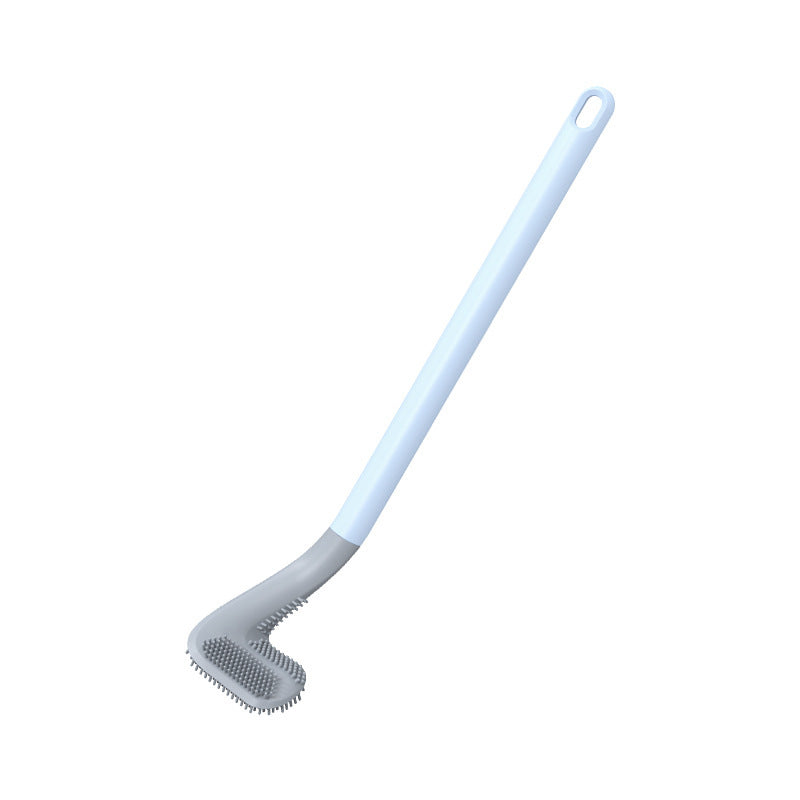 Your Toilet will never be dirty againt with out new 2025 collection Soft Plastic Toilet Brush With No Dead Ends, Daily Necessities Long Handle Cleaning Brush