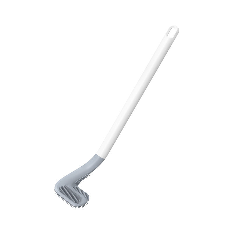 Your Toilet will never be dirty againt with out new 2025 collection Soft Plastic Toilet Brush With No Dead Ends, Daily Necessities Long Handle Cleaning Brush