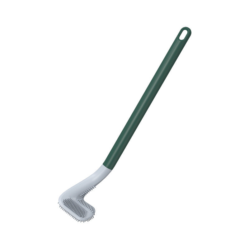 Your Toilet will never be dirty againt with out new 2025 collection Soft Plastic Toilet Brush With No Dead Ends, Daily Necessities Long Handle Cleaning Brush