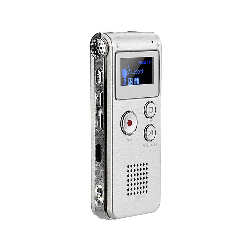 Mini Dictaphone 8GB 16GB 32GB Voice Audio Record Activated Spy Digital Sound Audio Recorder Mp3 Player With Headphones
