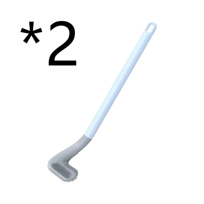 Your Toilet will never be dirty againt with out new 2025 collection Soft Plastic Toilet Brush With No Dead Ends, Daily Necessities Long Handle Cleaning Brush