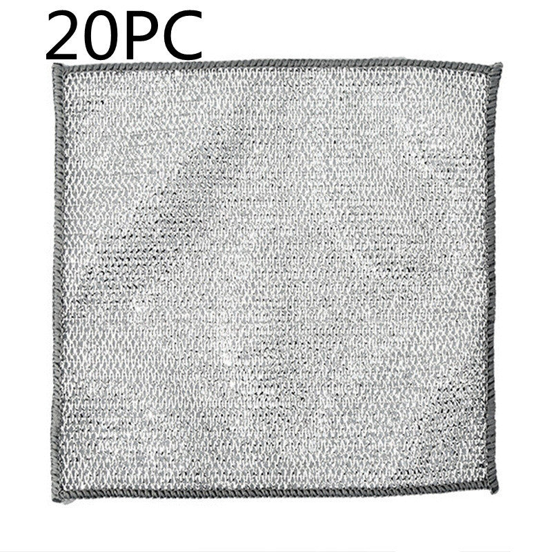 Steel Wire Ball Cloth Kitchen Cleaning Dishcloth BUY ONE AND GET A FREE GIFT A LAPTOP STAND