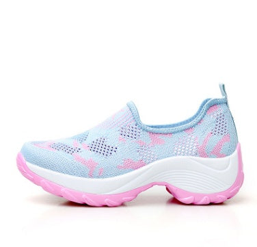 Brand New 2025 Dancing Soft Bottom Flying Woven Rocking Shoes