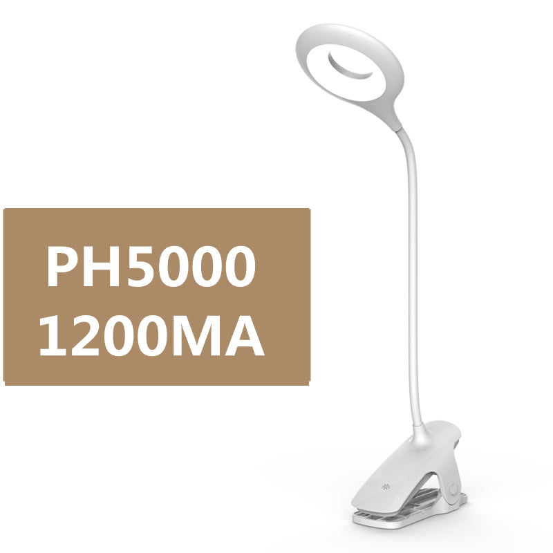 Clip pen holder desk lamp led rechargeable folding desk lamp