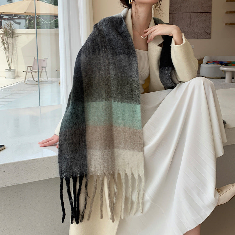 Women's Neck Warmer Fashionable Stylish All-matching buy one get a free Laptop stand