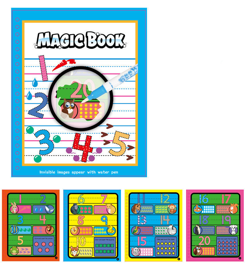 Children's Water Painting Book Coloring And Coloring Book