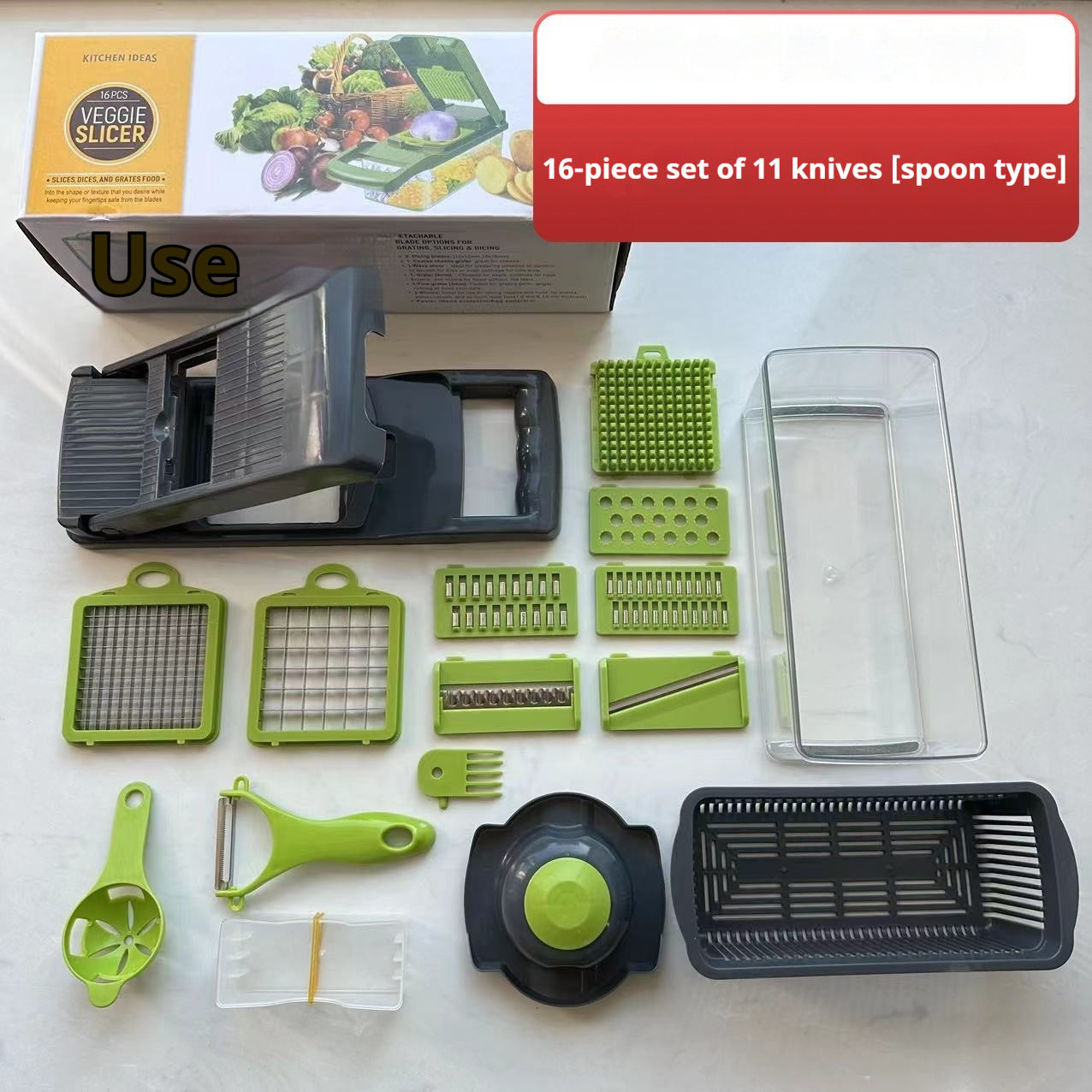 Chopper Storage Fantastic Kitchen Shred Dicing Slicer Vegetable Cutting