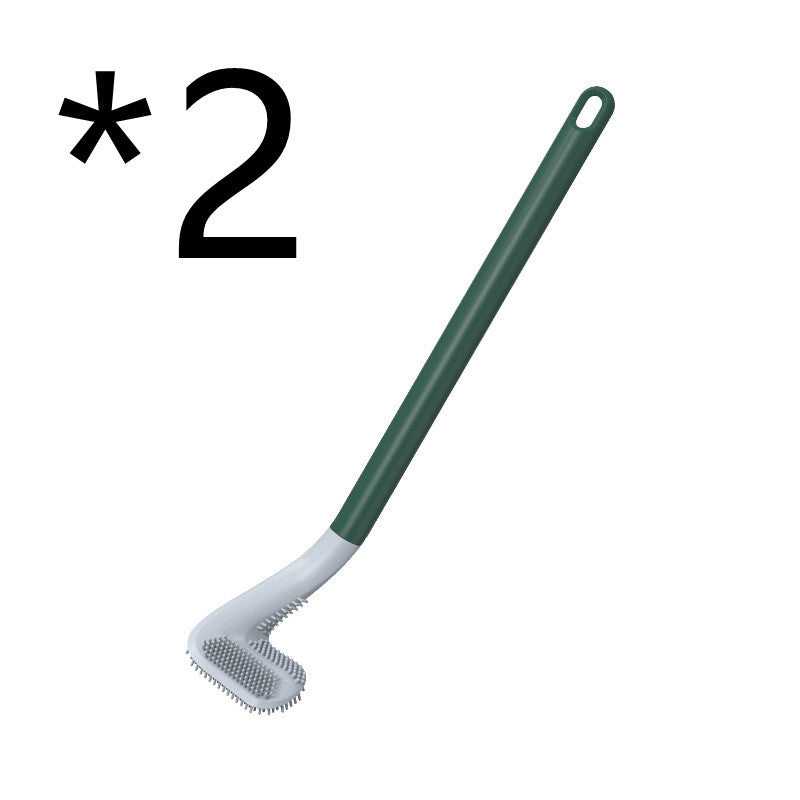Your Toilet will never be dirty againt with out new 2025 collection Soft Plastic Toilet Brush With No Dead Ends, Daily Necessities Long Handle Cleaning Brush