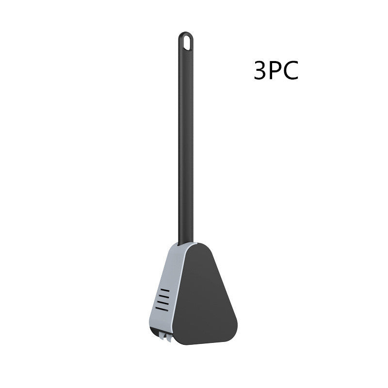 Your Toilet will never be dirty againt with out new 2025 collection Soft Plastic Toilet Brush With No Dead Ends, Daily Necessities Long Handle Cleaning Brush