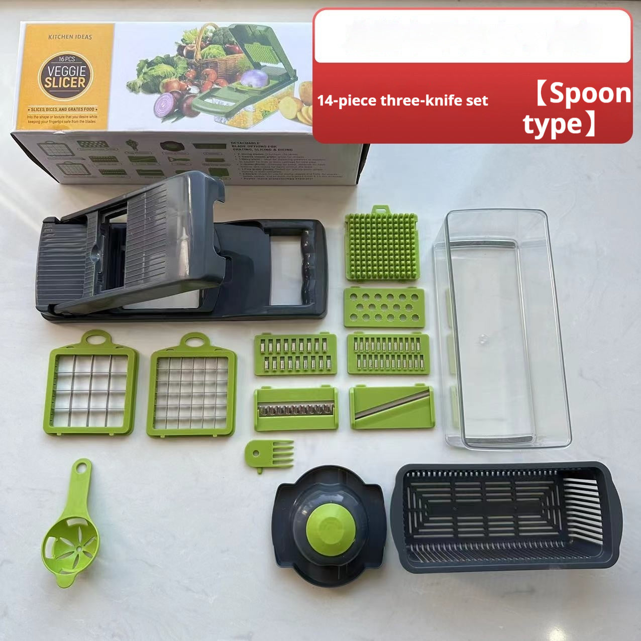 Chopper Storage Fantastic Kitchen Shred Dicing Slicer Vegetable Cutting