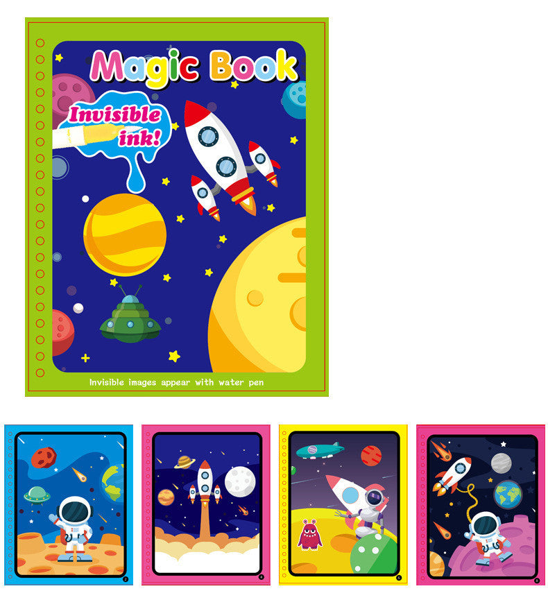 Children's Water Painting Book Coloring And Coloring Book