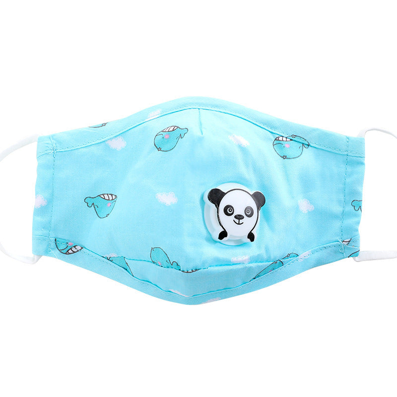 Children's cartoon printed cotton mask