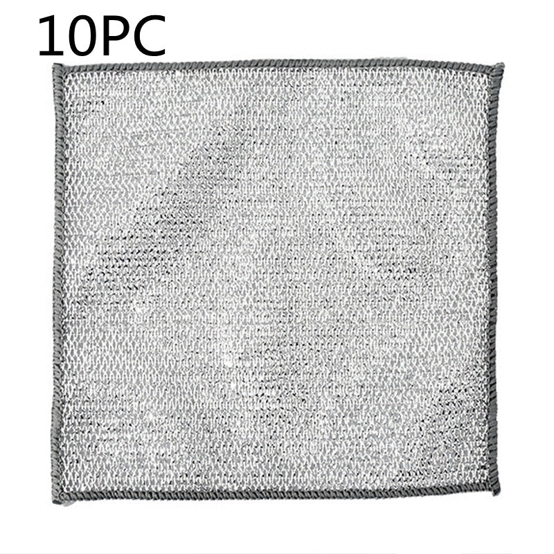 Steel Wire Ball Cloth Kitchen Cleaning Dishcloth BUY ONE AND GET A FREE GIFT A LAPTOP STAND