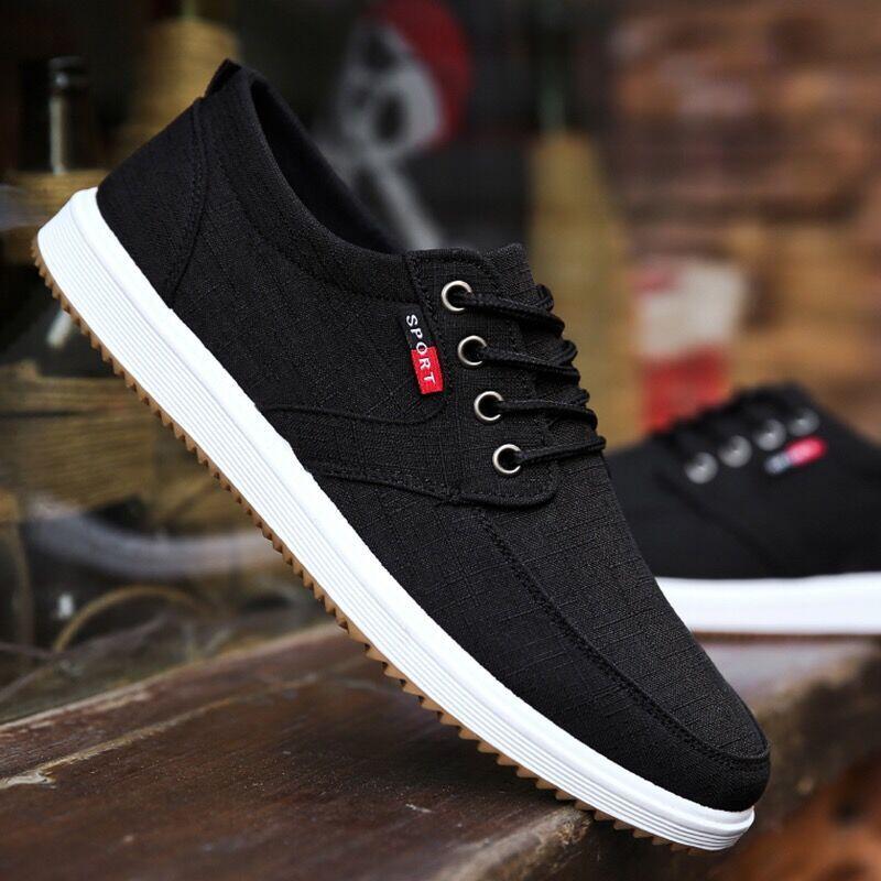 Spring Soft Sole Men's Shoes New Men's Canvas Shoes Breathable Sneakers Men's Casual Shoes USA Style Fashionable All-match sneaker