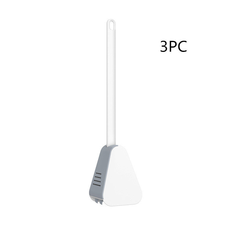 Your Toilet will never be dirty againt with out new 2025 collection Soft Plastic Toilet Brush With No Dead Ends, Daily Necessities Long Handle Cleaning Brush
