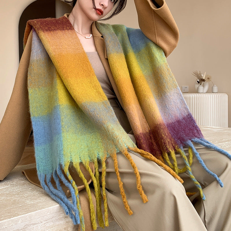 Women's Neck Warmer Fashionable Stylish All-matching buy one get a free Laptop stand