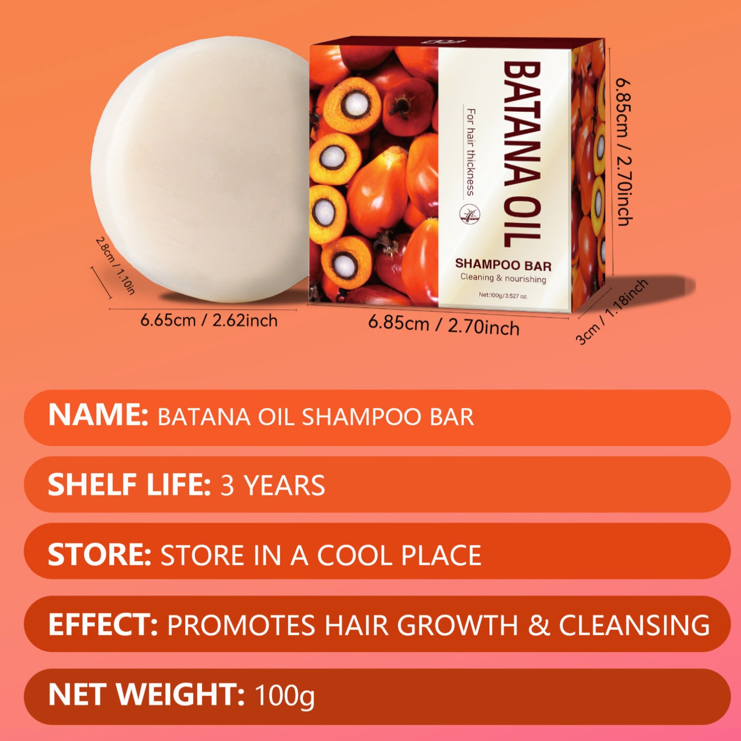 Batana Handmade Shampoo Soap BUY ONE AND RECEIVED A FREE LAPTOP STAND
