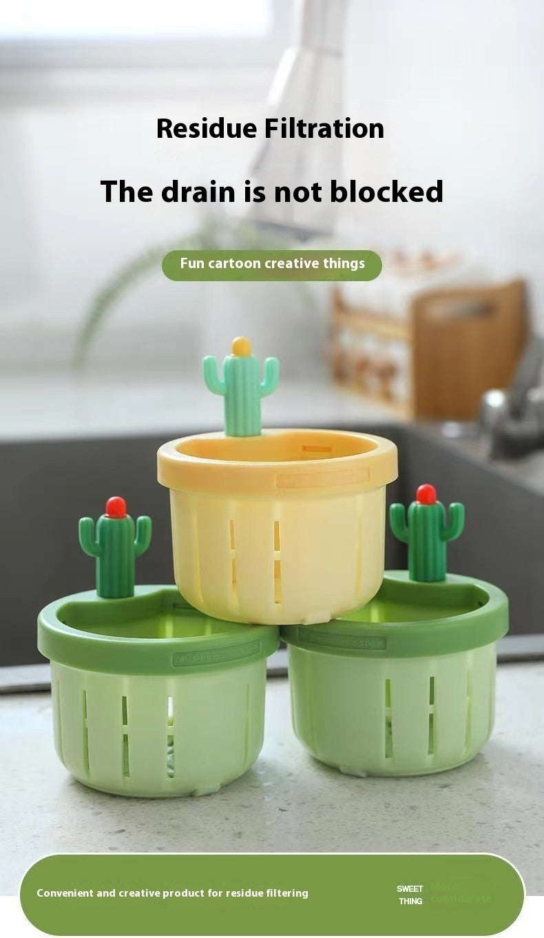 Cactus Sink Filter Basket Kitchen Innovative Filter Screen Kitchen Gadgets we offer 10% off for any purchases