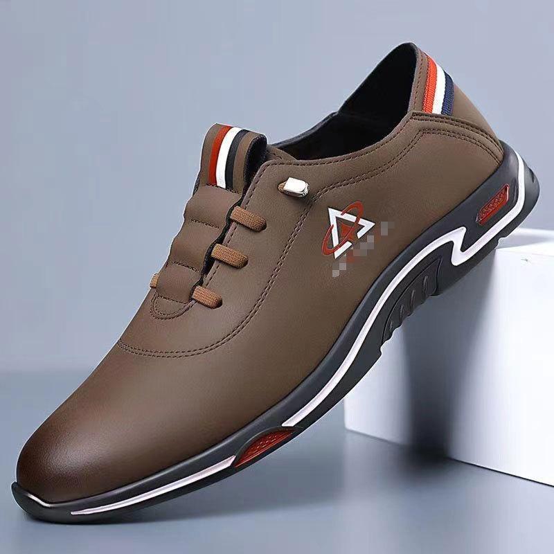 2025 spring new men's business casual shoes cross-border foreign trade fashion soft bottom breathable comfortable men's leather shoes
