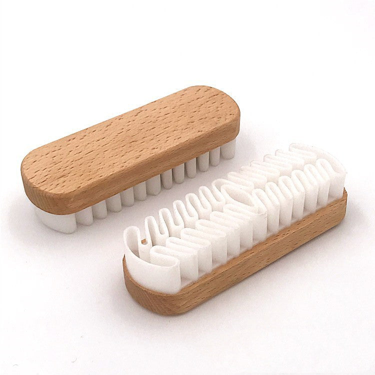 Suede Frosted Leather Rubber Wipe Decontamination Cleaning Shoe Brush