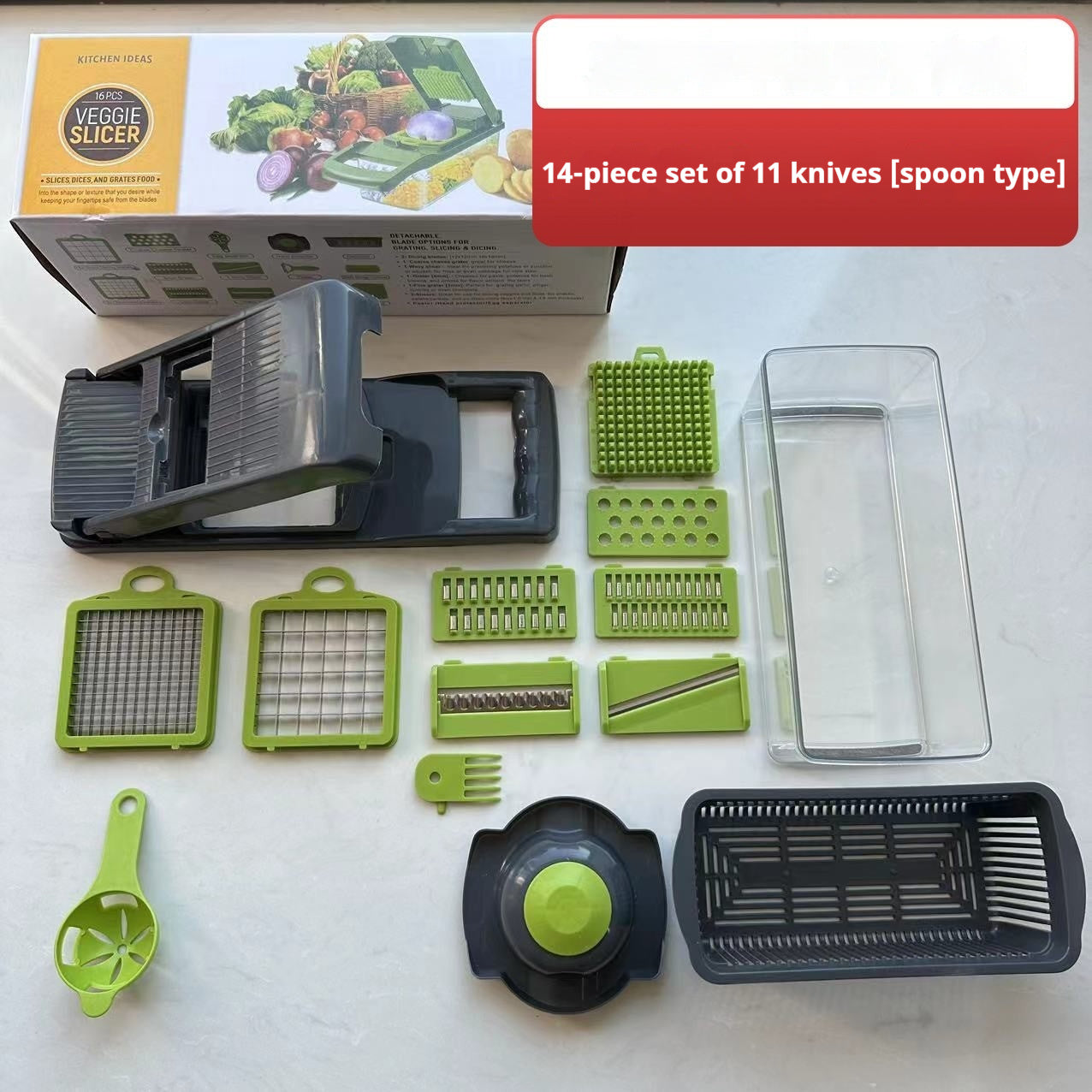 Chopper Storage Fantastic Kitchen Shred Dicing Slicer Vegetable Cutting