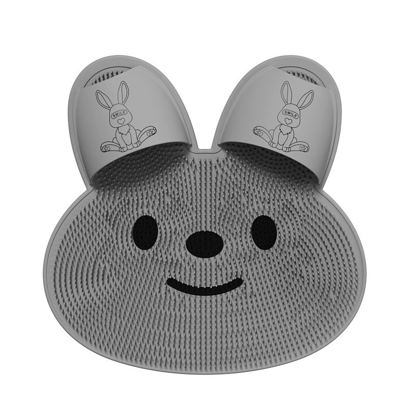 Brand New 2025 Rabbit Silicone Massage Bathroom Non-slip Mat