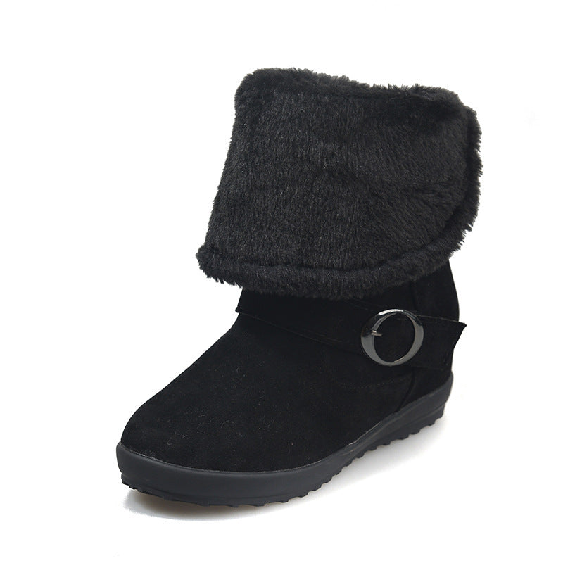 Women's Fashion Casual Flat Ankle Boots for Autumn and Winter 2025