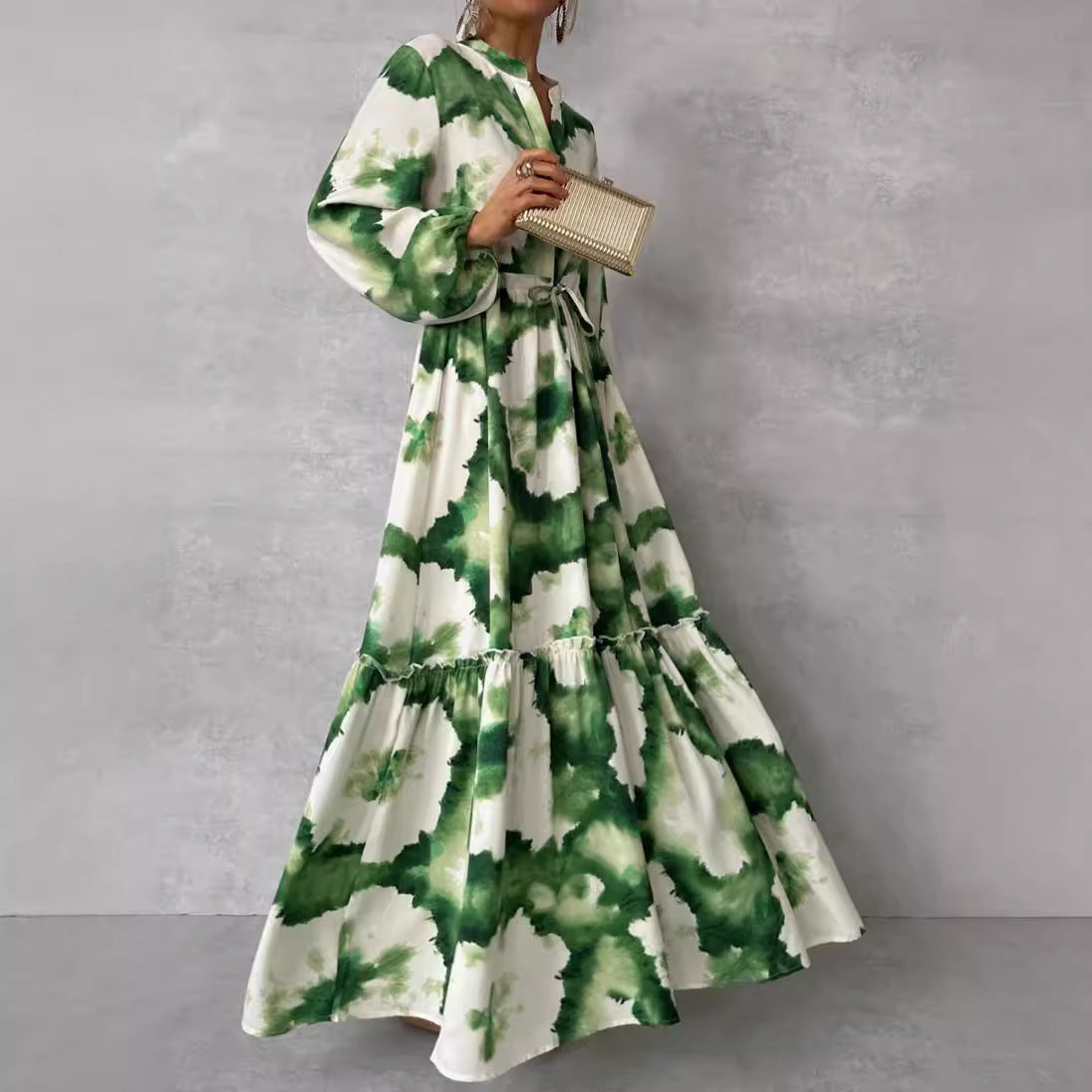 Stylish Women's Long Sleeve Dress