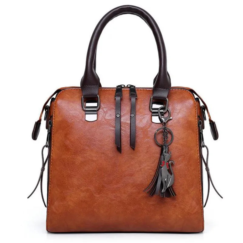 AMAZONY 2024 , 4pcs/set Fashion Women's Bag Set Ladies Solid Color PU Leather Handbag Messenger Bag Shoulder Bag Wallet Bags