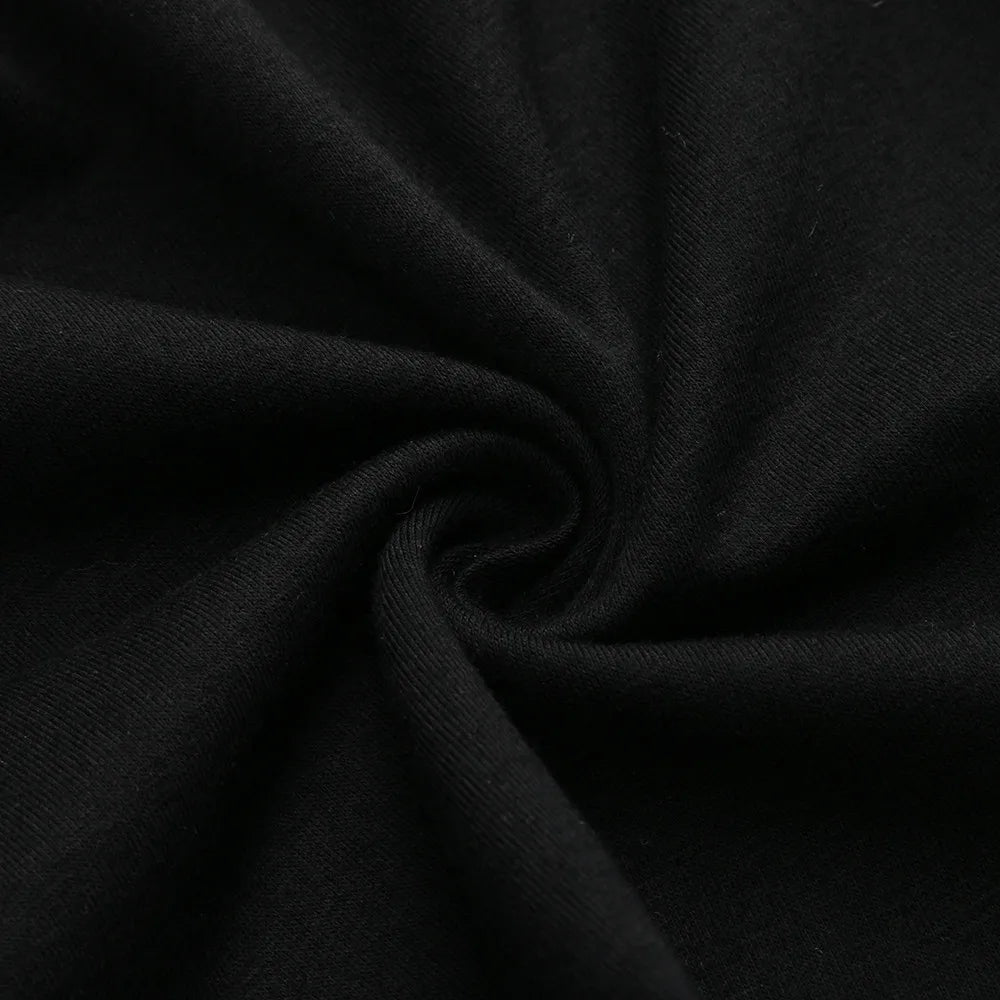 USA Fashion Skirts Womens 2024 Black Skirt Fashion Elastic Waist Solid Oversized Pleated Skirt Vintage Loose Long Skirts