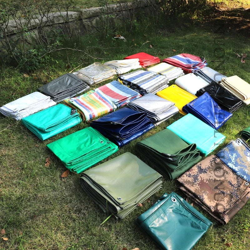350GSM Green Organic Silicon Cloth Garden Courtyard Truck Car Canvas Balcony Cover Truck Waterproof Sunshade Cloth - FREE SHIPPING