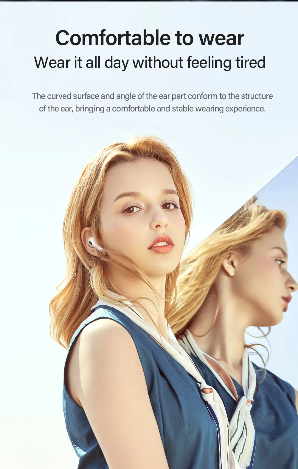 Original Lenovo LP40 wireless headphones TWS Bluetooth Earphones Touch Control Sport Headset Stereo Earbuds For Phone Android Special Gift A Free Laptop Stand is given when you buy one Lenovo LP40