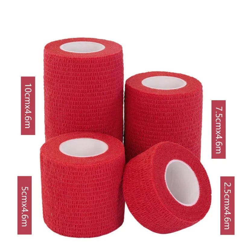 4.6M Sport Tape Waterproof Self Adhesive Elastic Bandage Muscle Tape Finger Joints Wrap Bandage Nonwoven Cohesive Bandage