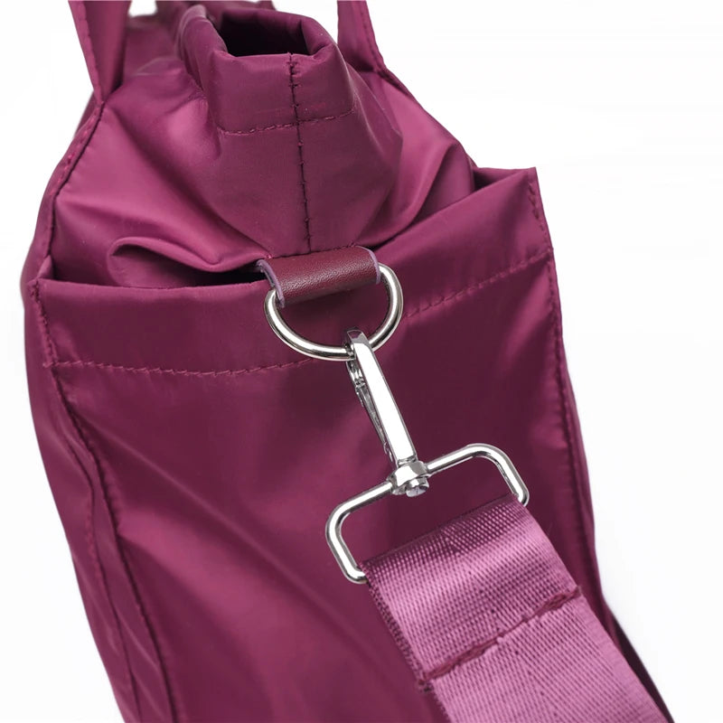 AMAZONY 2024 New Women's Shoulder bags Female Waterproof nylon Handbags Casual Ladies Large Capacity Top-handle Crossbody Bag bolsos