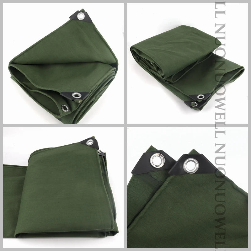 350GSM Green Organic Silicon Cloth Garden Courtyard Truck Car Canvas Balcony Cover Truck Waterproof Sunshade Cloth - FREE SHIPPING
