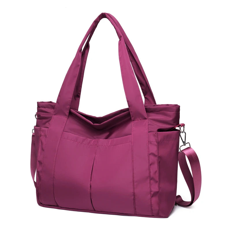 AMAZONY 2024 New Women's Shoulder bags Female Waterproof nylon Handbags Casual Ladies Large Capacity Top-handle Crossbody Bag bolsos