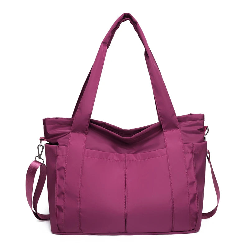 AMAZONY 2024 New Women's Shoulder bags Female Waterproof nylon Handbags Casual Ladies Large Capacity Top-handle Crossbody Bag bolsos