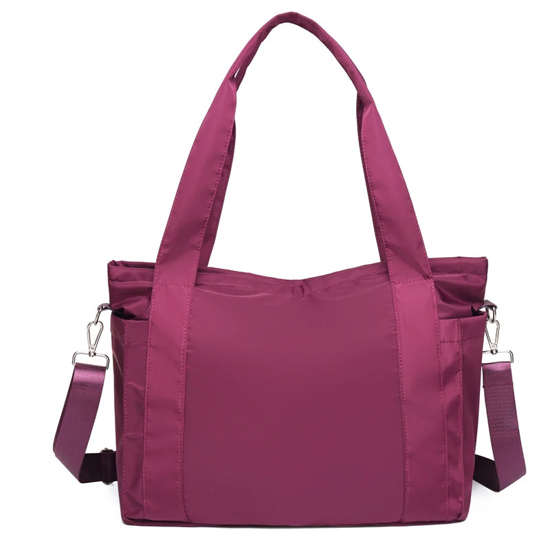AMAZONY 2024 New Women's Shoulder bags Female Waterproof nylon Handbags Casual Ladies Large Capacity Top-handle Crossbody Bag bolsos