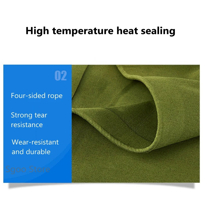 0.65mm army green canvas truck awning awning awning outdoor awning tarpaulin pet house awning waterproof silicone canvas